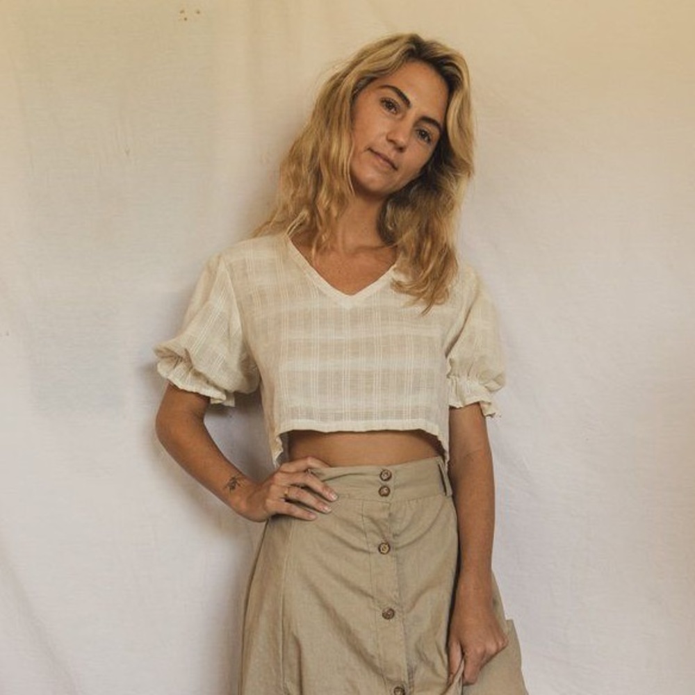 *ISO* Oakie Rose Crop S-M (AU 8 or 10)